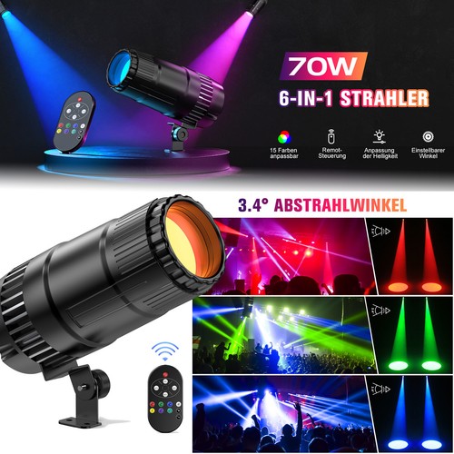 70w 6in1 led rgbwyp - led, rgbwyp+cyan