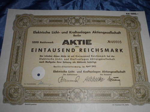 Historische aktie licht - historische,