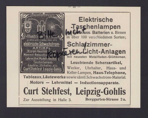 Leipzig werbung 1908 curt - werbung,