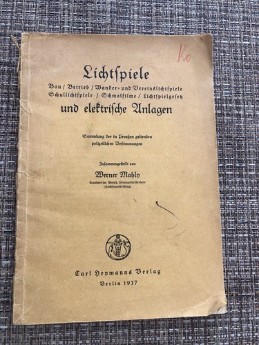 Lichtspiele und elektrische
