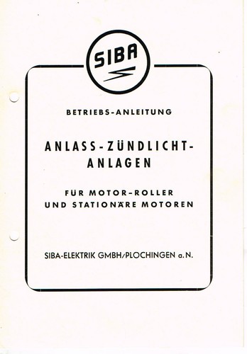 Siba anlass zündlicht - anlass-, zündlicht-